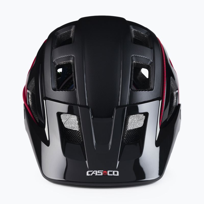 Шолом велосипедний CASCO MTBE 2 black/red matt 2