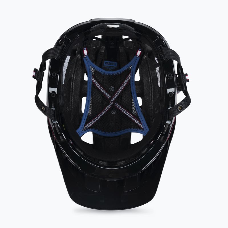 Шолом велосипедний CASCO MTBE 2 black/red matt 5