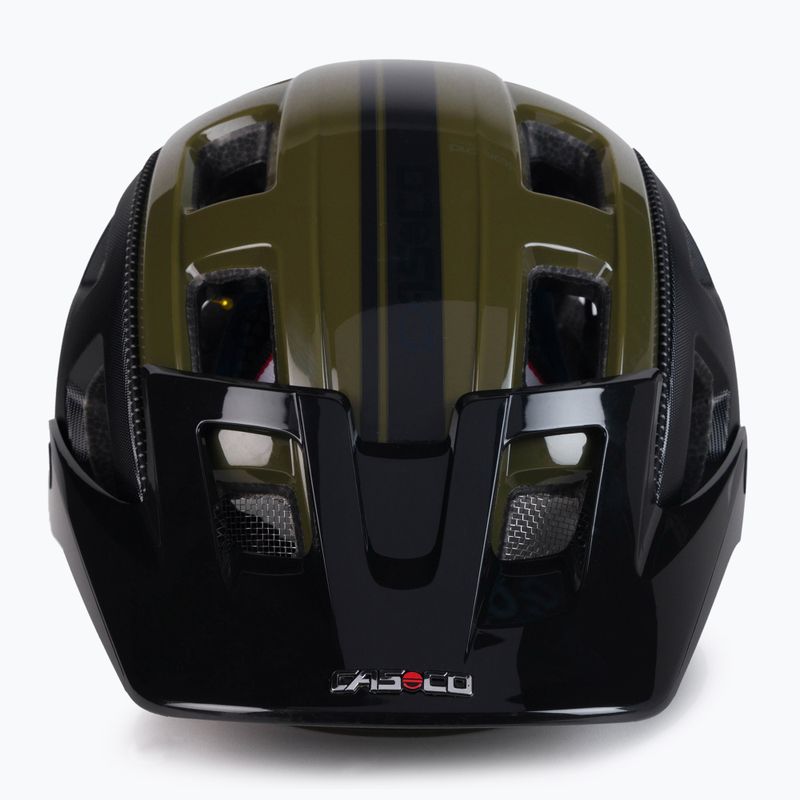 Шолом велосипедний CASCO MTBE 2 black/olive matt 2
