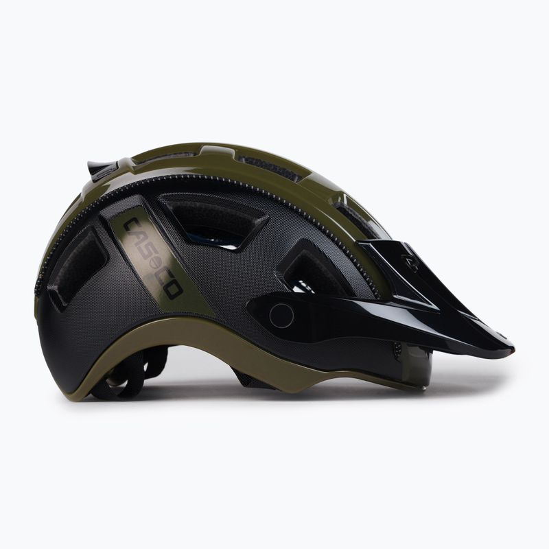 Шолом велосипедний CASCO MTBE 2 black/olive matt 3