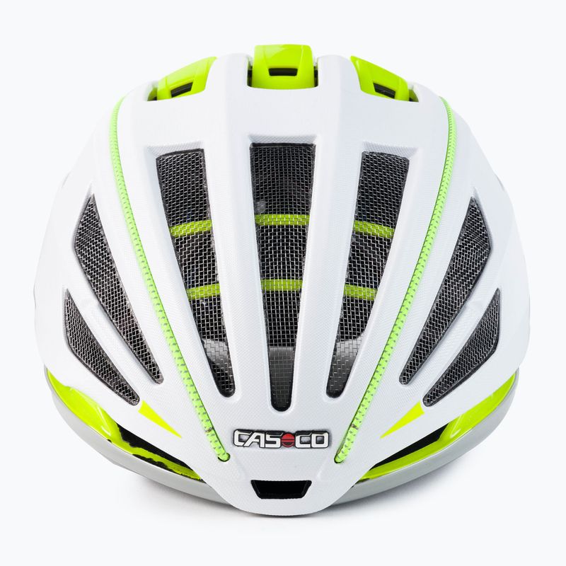 Шолом велосипедний CASCO Speedairo 2 RS sand/white neon 2