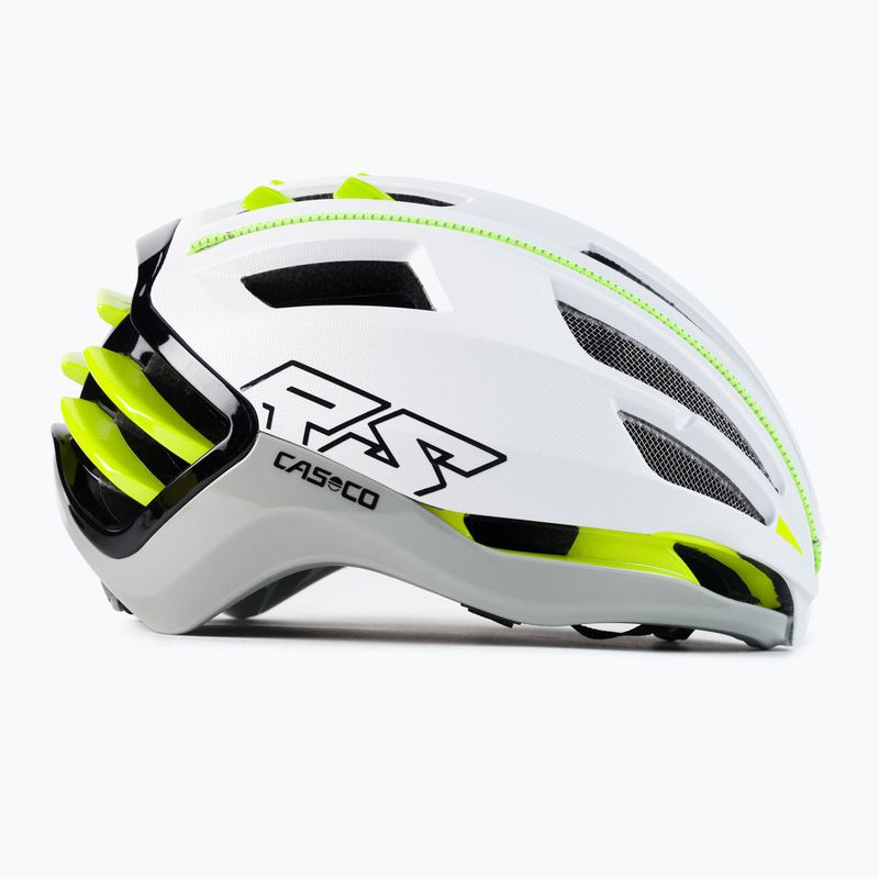 Шолом велосипедний CASCO Speedairo 2 RS sand/white neon 3