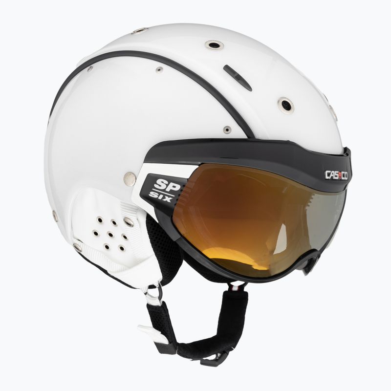 Шолом лижний CASCO SP-6 Visor Limited white chameleon