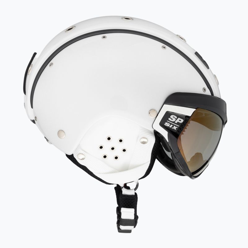 Шолом лижний CASCO SP-6 Visor Limited white chameleon 4