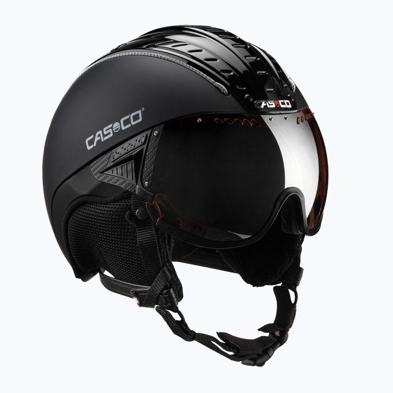 Шолом лижний CASCO SP-2 Carbonic Visor black