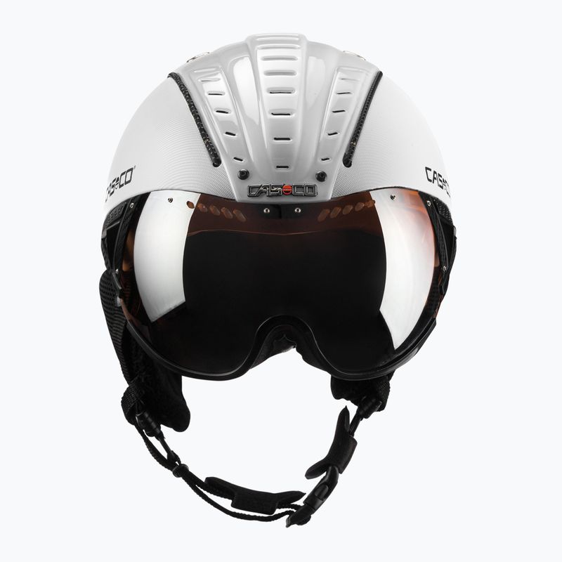 Шолом лижний CASCO SP-2 Carbonic Visor white 2