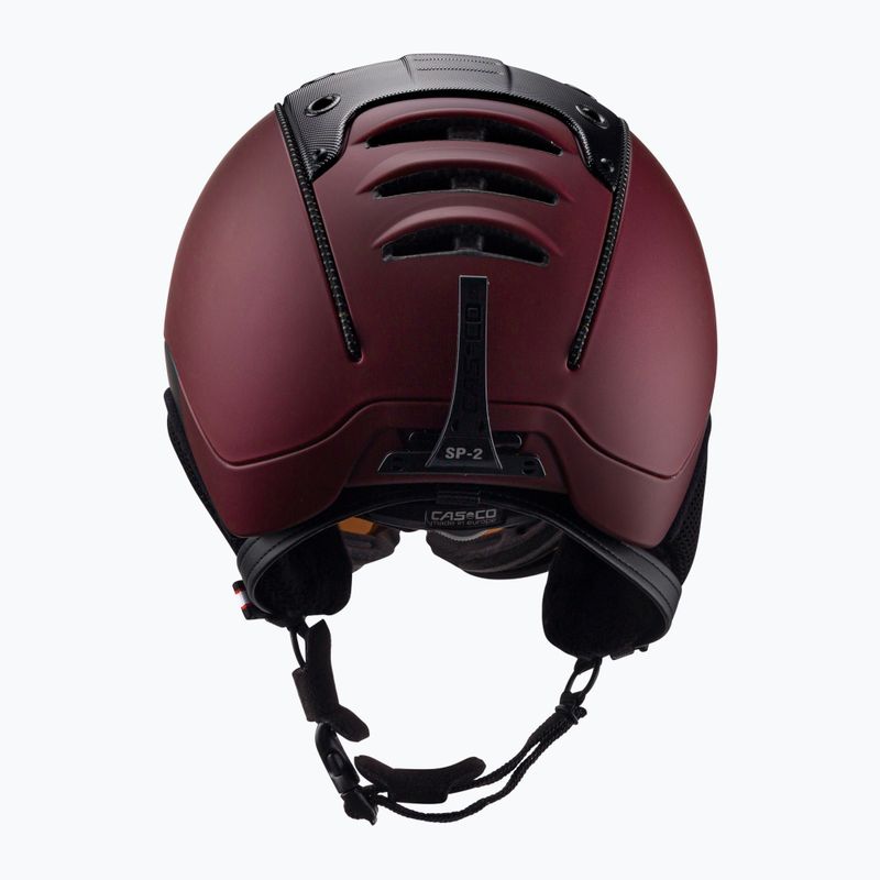 Шолом лижний CASCO SP-2 Carbonic Visor red 4