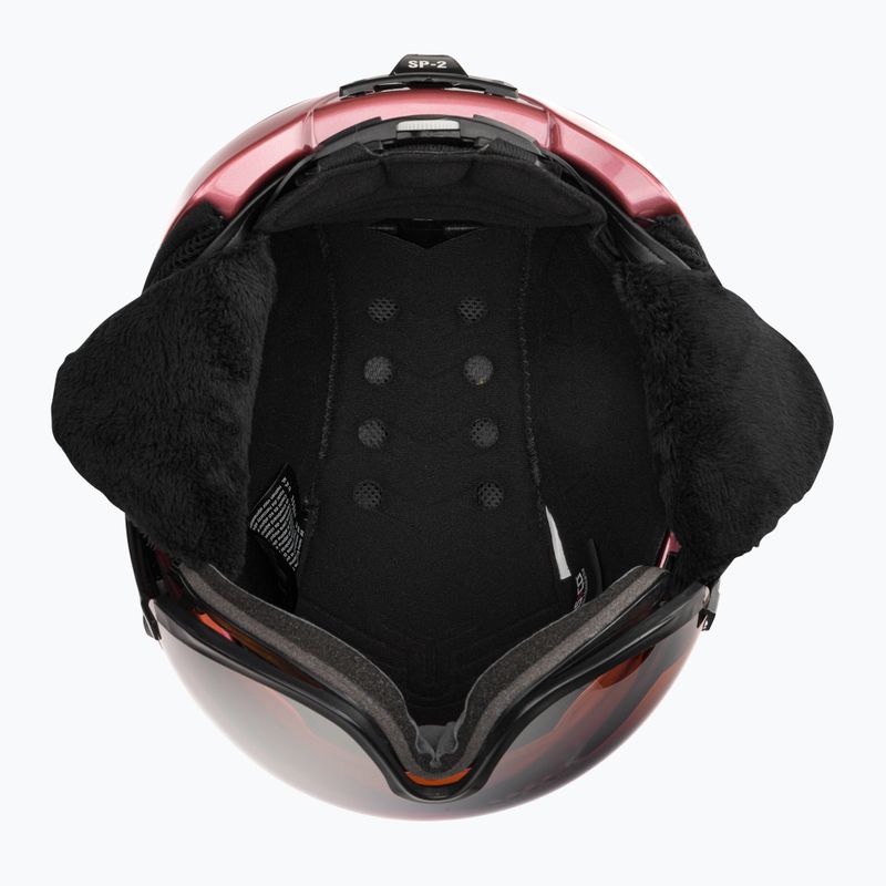 Шолом лижний CASCO SP-2 Carbonic Visor black/rose 5