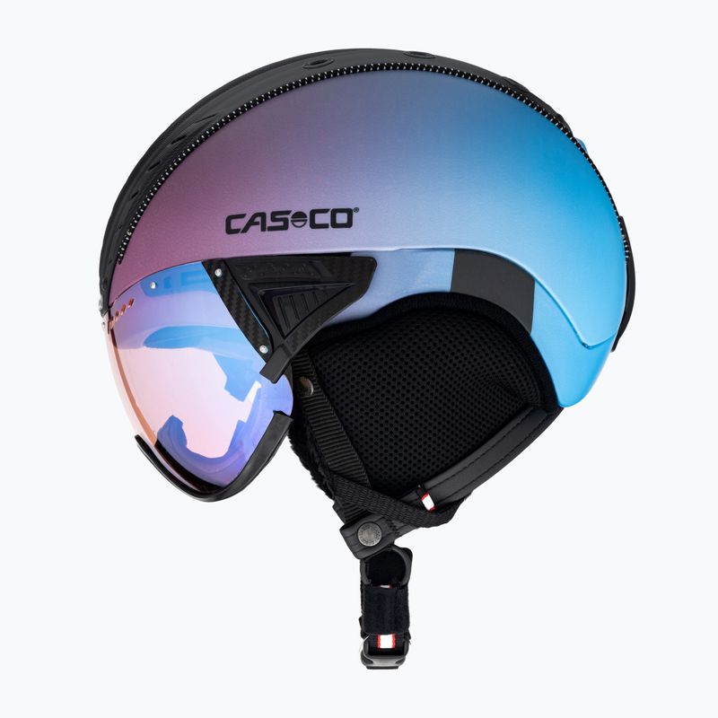 Гірськолижний шолом CASCO SP-2 Photomatic Visor strusted небесний градієнт матовий 5