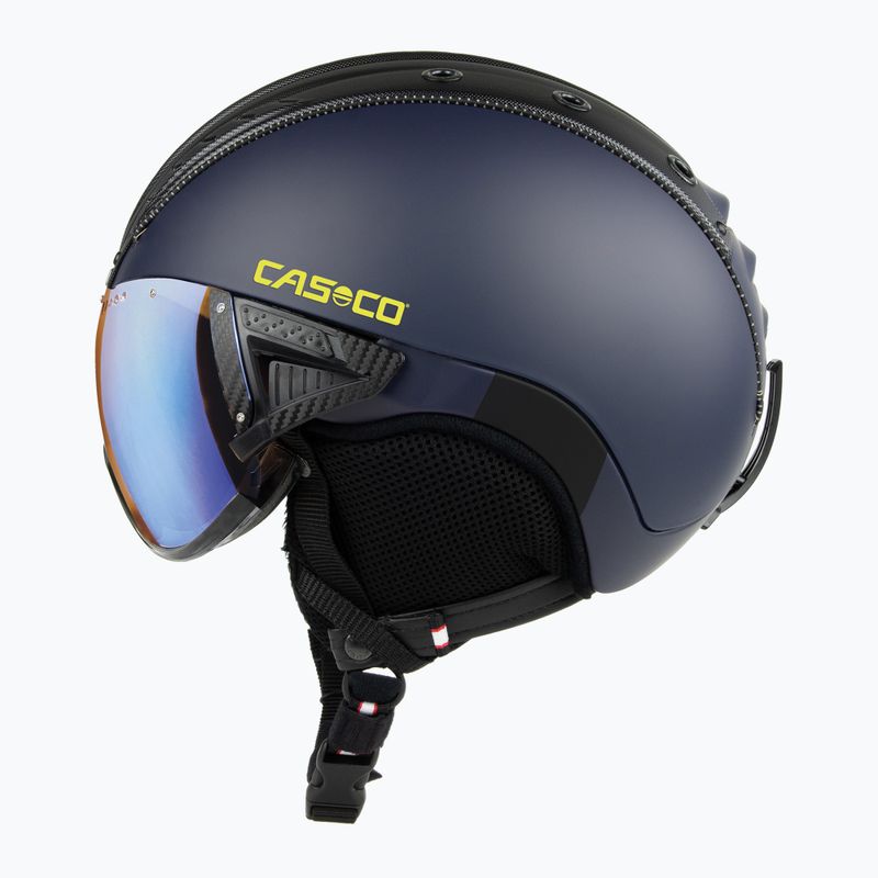 Шолом гірськолижний CASCO SP-2 Photomatic Visor midnight blue 7