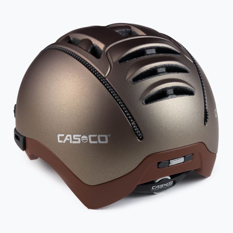 Шолом велосипедний жіночий CASCO Roadster bronze/olive matt 4