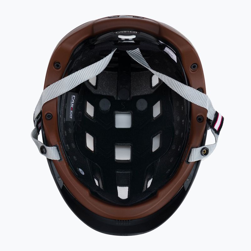 Шолом велосипедний жіночий CASCO Roadster bronze/olive matt 5