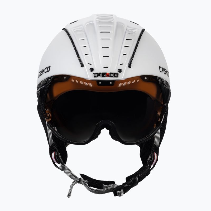 Шолом лижний  CASCO SP-2 Visier білий 07.3707 2