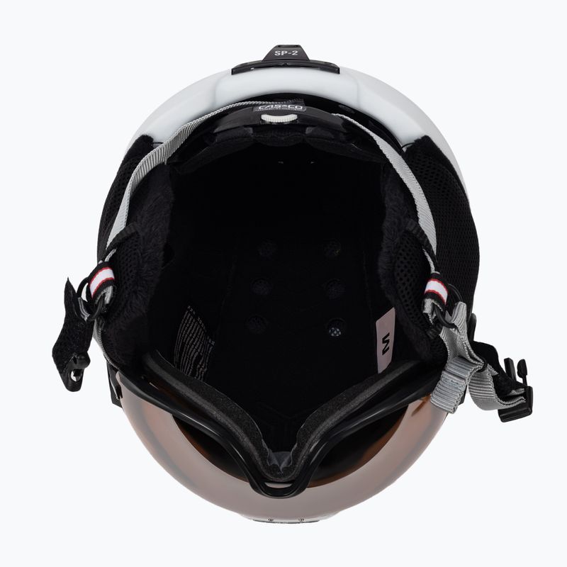 Шолом лижний  CASCO SP-2 Visier білий 07.3707 5