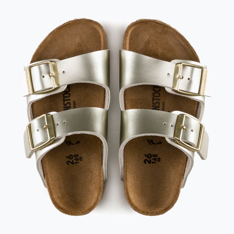 Шльопанці BIRKENSTOCK Arizona BF Narrow electric metallic gold 12