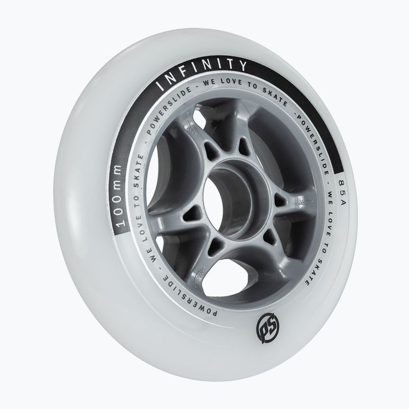Колеса для роликових ковзанів Powerslide Infinity білі 905225 2