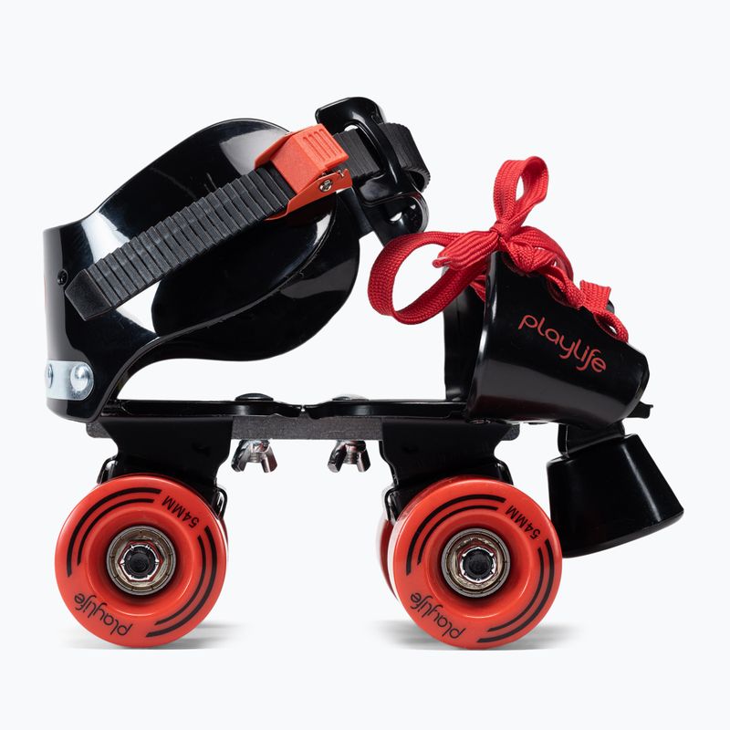 Роликові ковзани дитячі Playlife Sugar Rollerskates чорно-червоні 880179 2