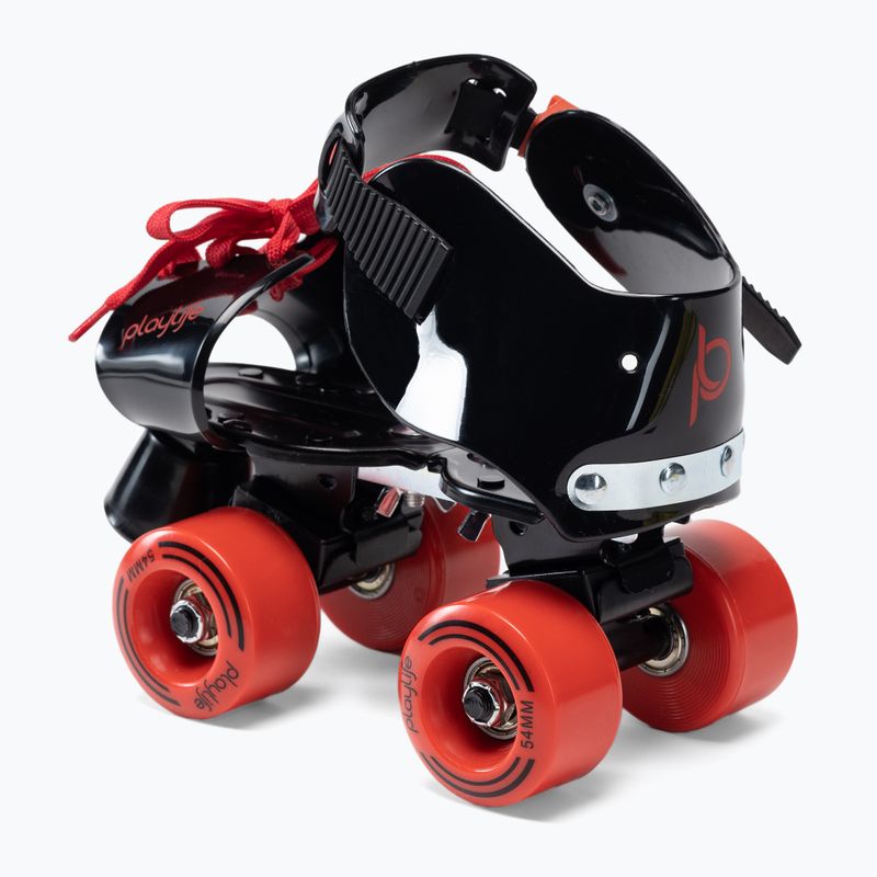 Роликові ковзани дитячі Playlife Sugar Rollerskates чорно-червоні 880179 3