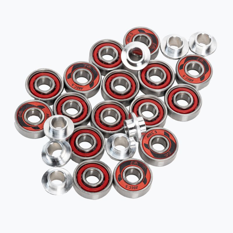 Колеса для роликових ковзанів з підшипниками Powerslide PS One Spacer/Bearings 8 шт. 84mm/82A білі 905306 3