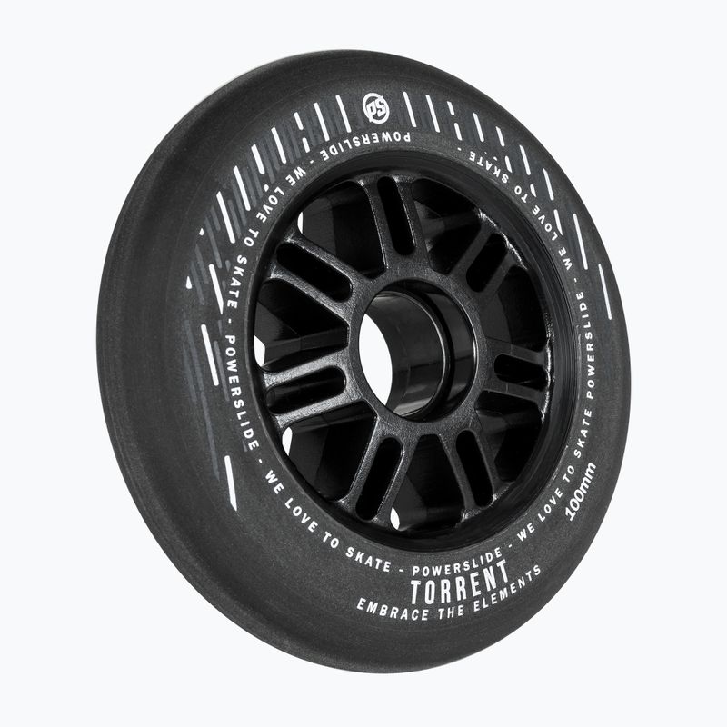 Колеса для роликових козанів Powerslide Torrent Rain 100 мм/84A 4 шт. black 2