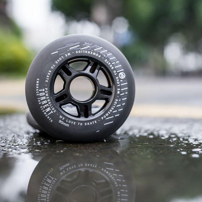 Колеса для роликових ковзанів Powerslide Torrent Rain 4-Pack чорні 905364 2