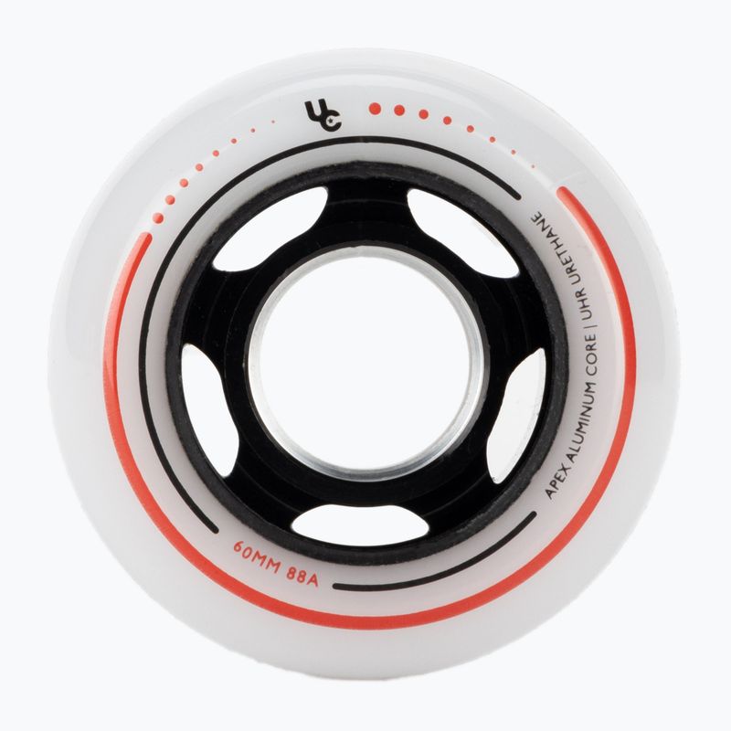 Колеса для роликових ковзанів UNDERCOVER WHEELS Apex 60 4-Pack біло-чорні 406192 2