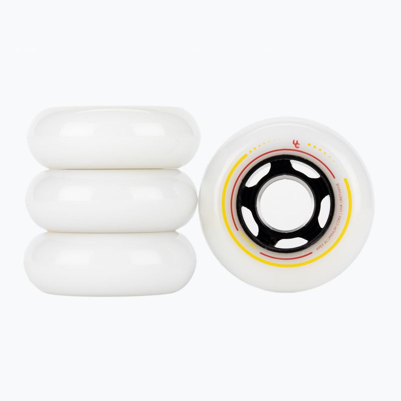 Колеса для роликових ковзанів UNDERCOVER WHEELS Apex 68 4-Pack біло-чорні 406194