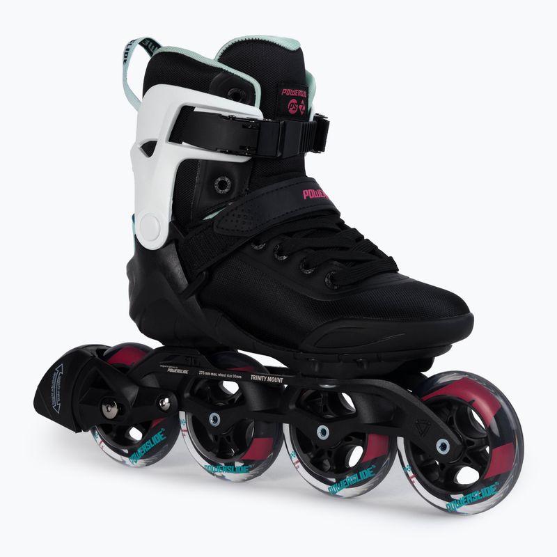 Роликові ковзани  жіночі Powerslide Phuzion Radon Teal 90 чорні 902011
