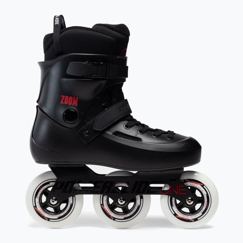 Чоловічі роликові ковзани Powerslide Zoom 100 чорні 2