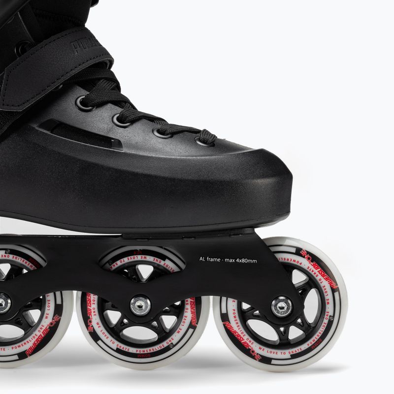 Роликові ковзани Powerslide Zoom 80 чорні 880256 6