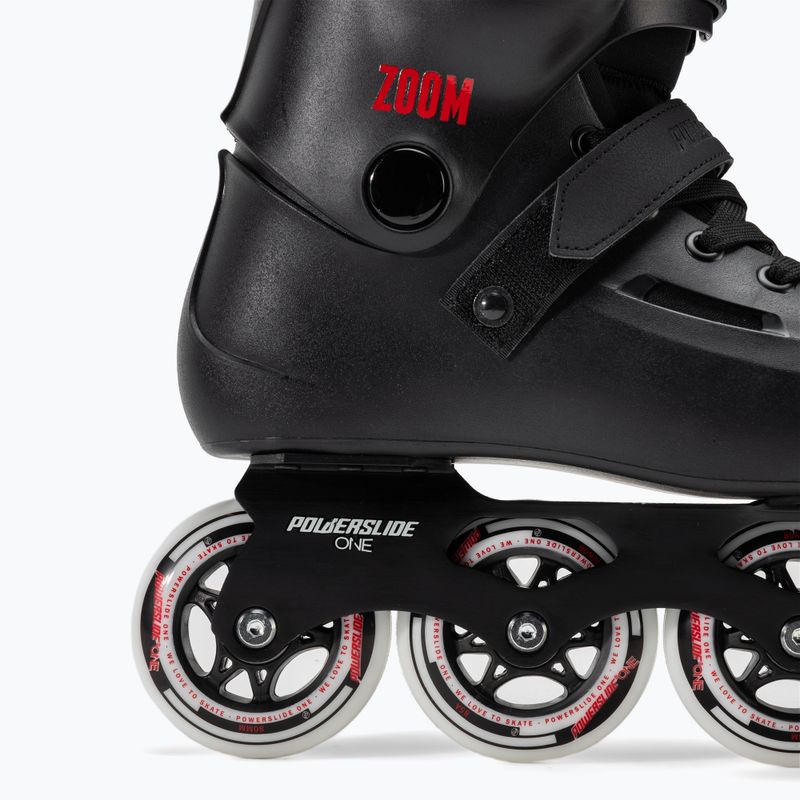 Роликові ковзани Powerslide Zoom 80 чорні 880256 7