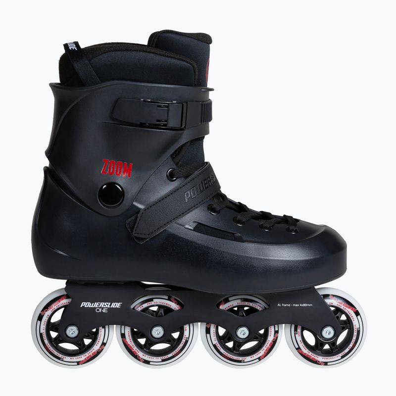 Роликові ковзани Powerslide Zoom 80 чорні 880256 10