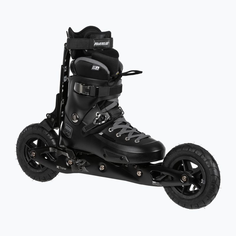 Роликові ковзани позашляхові Powerslide XC Trainer 150 чорні 908344