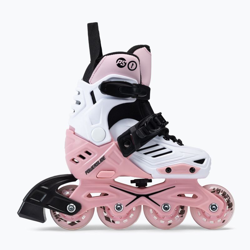 Роликові ковзани дитячі Powerslide Khaan Junior LTD біло-рожеві 940672 2