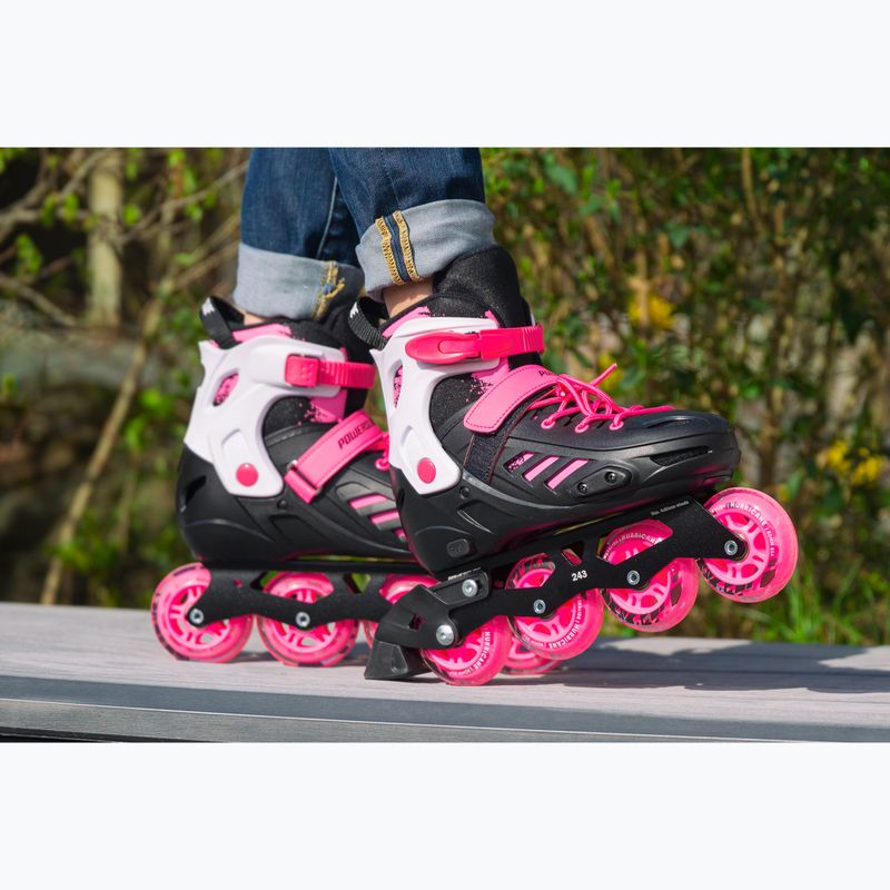 Роликові ковзани дитячі Powerslide Khaan SQD Jr pink 5