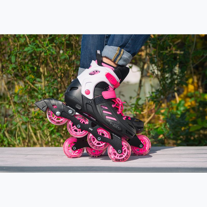 Роликові ковзани дитячі Powerslide Khaan SQD Jr pink 6