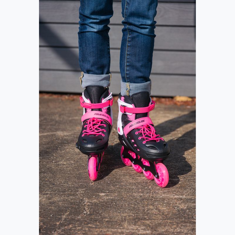 Роликові ковзани дитячі Powerslide Khaan SQD Jr pink 7