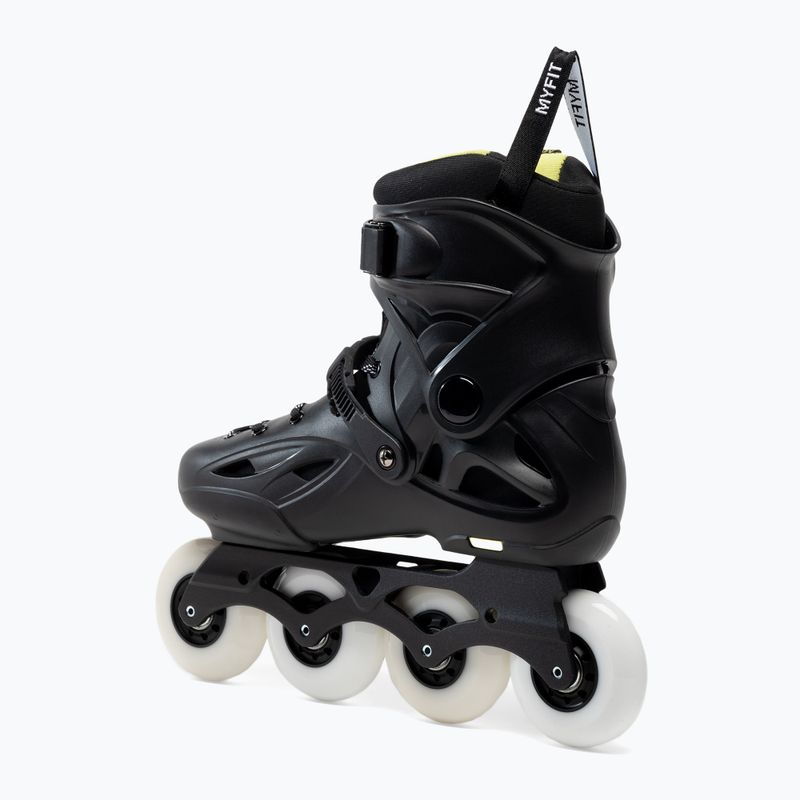 Роликові ковзани чоловічі Powerslide Imperial One 80 чорно-жовті 908376 3