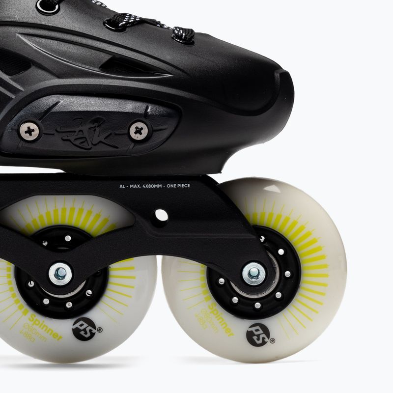 Роликові ковзани чоловічі Powerslide Imperial One 80 чорно-жовті 908376 6