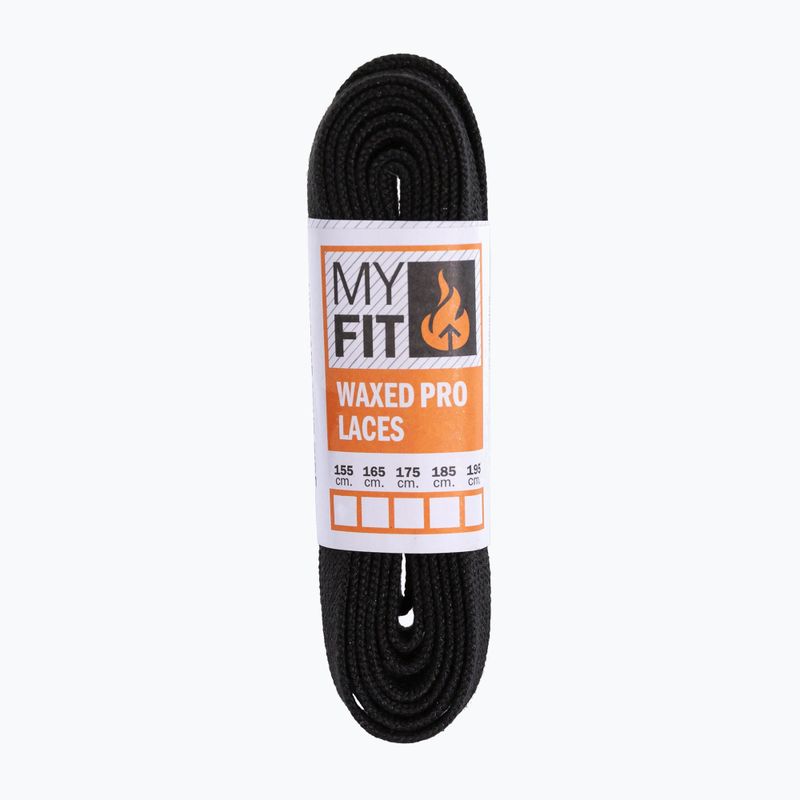 Шнурки для ковзанів Powerslide Waxed Laces чорні 940482 2