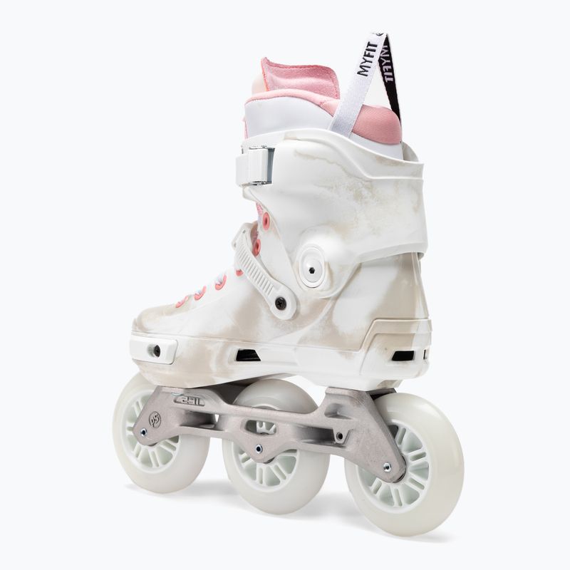 Роликові ковзани жіночі Powerslide Next Marble 100 рожеві 908405 3