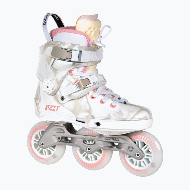 Роликові ковзани жіночі Powerslide Next Marble 100 рожеві 908405 9
