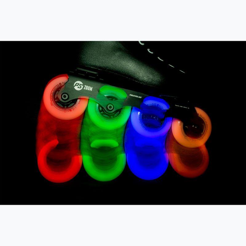 Колеса для роликових ковзанів Powerslide Neons 80 мм/85A зелені 4 шт. 5