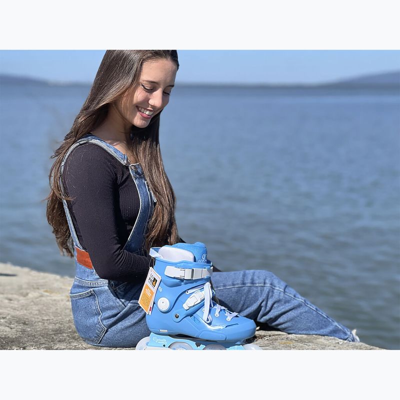 Роликові ковзани Powerslide Storm Nicoly Pro сині 15