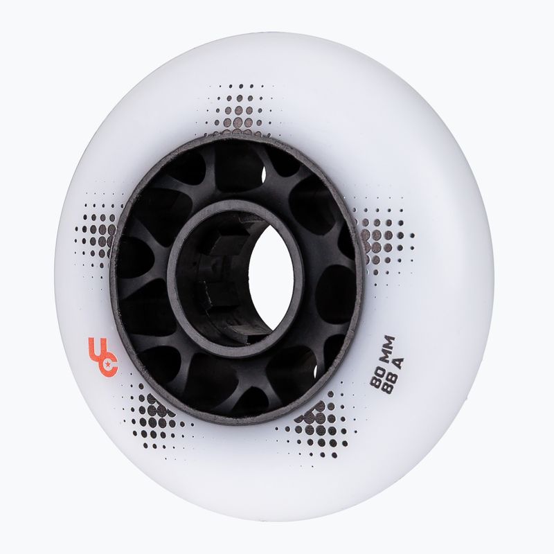 Колеса для роликів UNDERCOVER WHEELS Team Pro 80 mm/88A 4 pcs. white 5