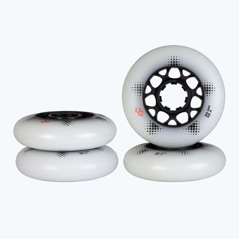 Колеса для роликів UNDERCOVER WHEELS Team Pro 80 mm/88A 4 pcs. white 6
