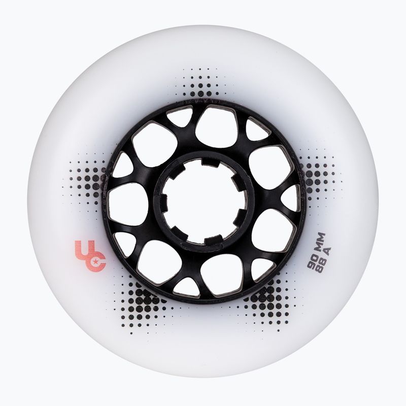 Колеса для роликів UNDERCOVER WHEELS Team Pro 90 mm/88A 4 pcs. white 3