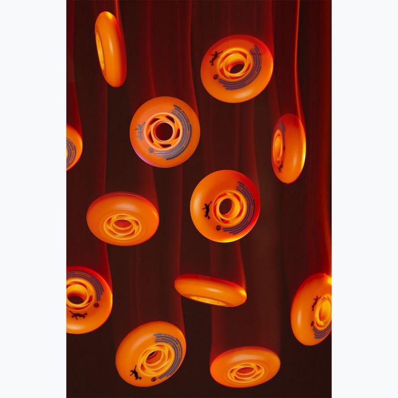 Колеса для роликів Powerslide King of Slides 4 pcs 76 mm/90A orange/orange 4