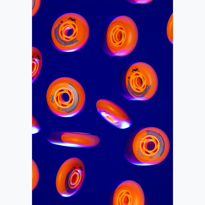 Колеса для роликів Powerslide King of Slides 4 pcs. 80 mm/90A orange/orange 4