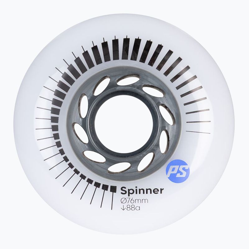 Колеса для роликів Powerslide Spinner 76 mm/88A 4 pcs. white